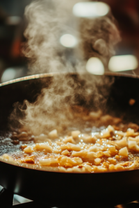 Add the remaining butter to the skillet
