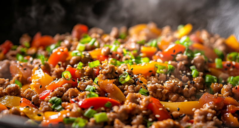 Ground Pork Stir Fry