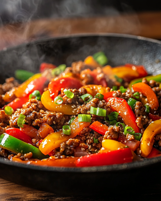 Ground Pork Stir Fry recipe
